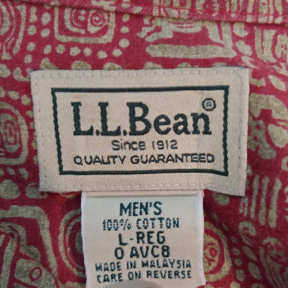 L.L. Bean Mens Button Up - Picture 4 of 4